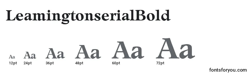 sizes of leamingtonserialbold font, leamingtonserialbold sizes