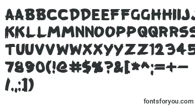 KreepTown font – halloween Fonts