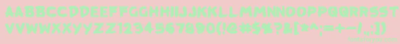 More about KreepTown Font KreepTown Font – Green Fonts on Pink Background