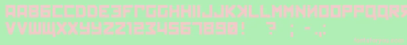 kremlin Font – Pink Fonts on Green Background
