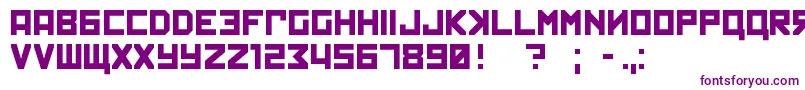 kremlin Font – Purple Fonts on White Background