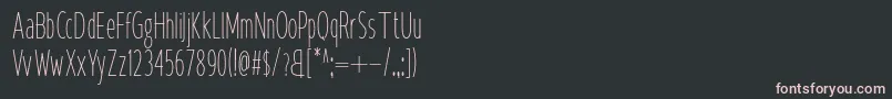 Czcionka Krempeng Sans – różowe czcionki na czarnym tle