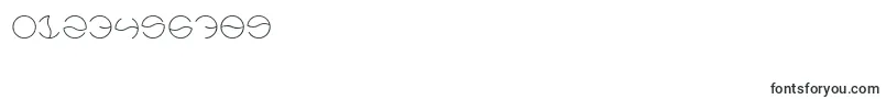 KRISTINA Light Font – Fonts for Numbers and Digits