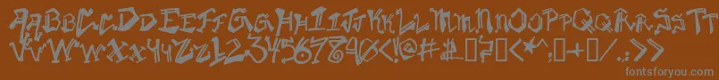 More about krylg Font krylg Font – Gray Fonts on Brown Background