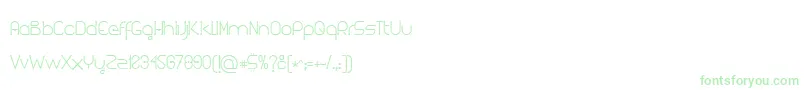 Kuasar-Schriftart – Grüne Schriften
