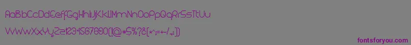 Kuasar Font – Purple Fonts on Gray Background