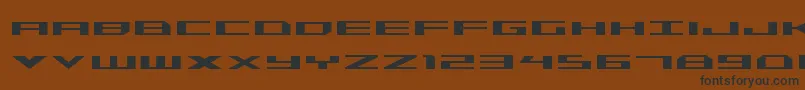 Trireme Font – Black Fonts on Brown Background