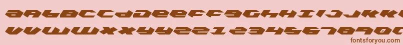 kubrick Font – Brown Fonts on Pink Background
