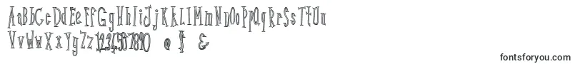 Kunang Kunang outline-fontti – Alkavat K:lla olevat fontit