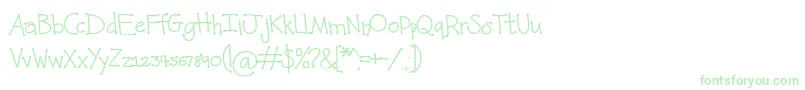 Kunette Kid Dot Font – Green Fonts