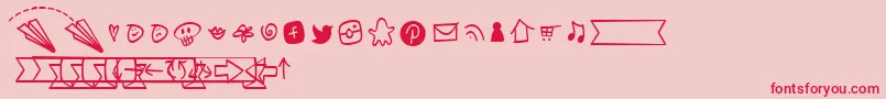 Más sobre la fuente NotepaperAirplanesExtrasLight fuente NotepaperAirplanesExtrasLight – Fuentes Rojas Sobre Fondo Rosa