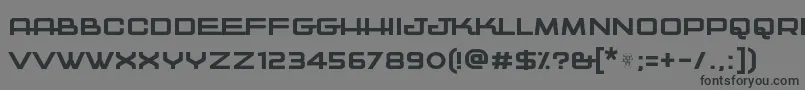 Kwajong Font – Black Fonts on Gray Background
