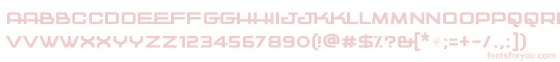 Kwajong Font – Pink Fonts on White Background