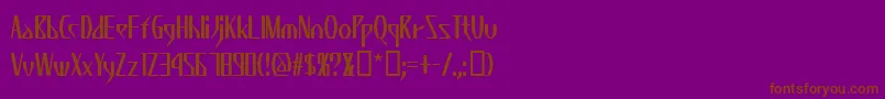 Más sobre la fuente KZWEDA fuente KZWEDA – Fuentes Marrones Sobre Fondo Morado
