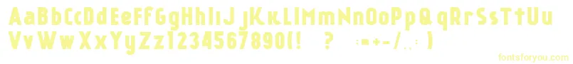 KР°nkinFREE FONT Font – Yellow Fonts