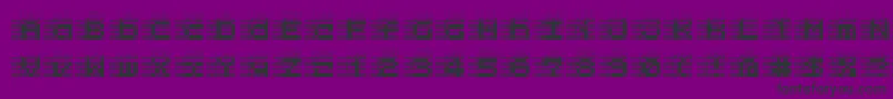 l25a   Font – Black Fonts on Purple Background