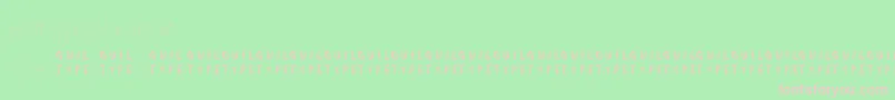 La Angelina DEMO VERSION 1 2 Font – Pink Fonts on Green Background