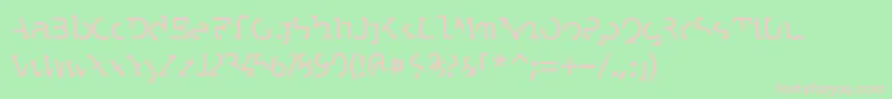 LABRAT   Font – Pink Fonts on Green Background