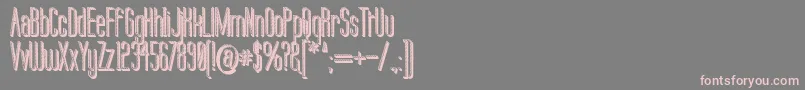 Labtop Candy Extra Font – Pink Fonts on Gray Background