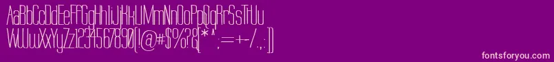 Labtop Warp 2 Font – Pink Fonts on Purple Background