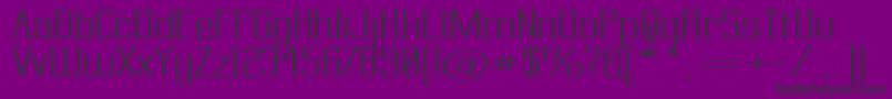 LABTSW   Font – Black Fonts on Purple Background