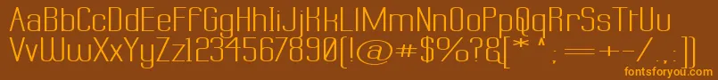 LABTSW   Font – Orange Fonts on Brown Background