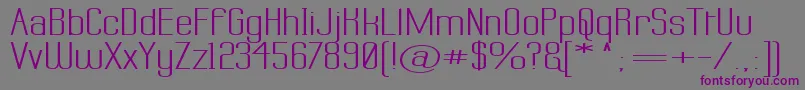 Шрифт LABTSW   – фиолетовые шрифты на сером фоне