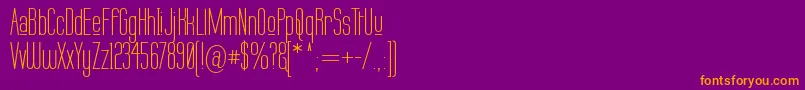 LABTUP   Font – Orange Fonts on Purple Background