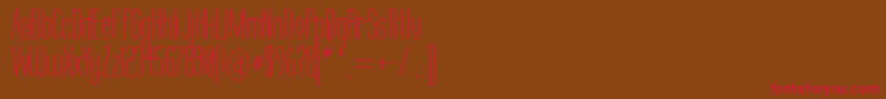 LABTUP   Font – Red Fonts on Brown Background
