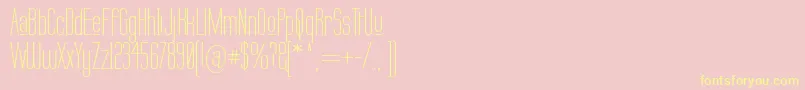 LABTUP   Font – Yellow Fonts on Pink Background