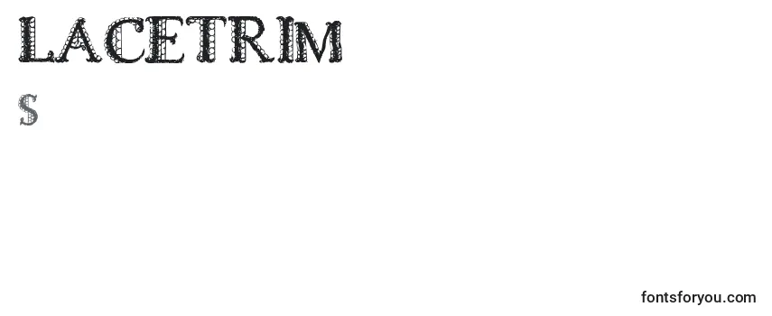LACETRIM (132109) フォントのレビュー