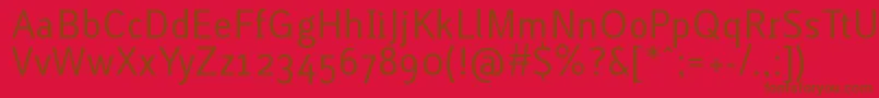 LACURG   Font – Brown Fonts on Red Background