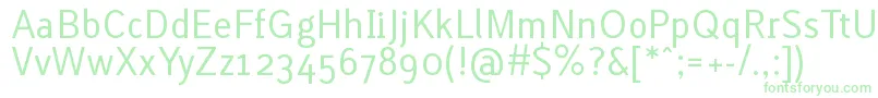 LACURG   Font – Green Fonts on White Background