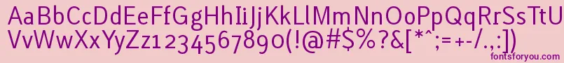LACURG   Font – Purple Fonts on Pink Background