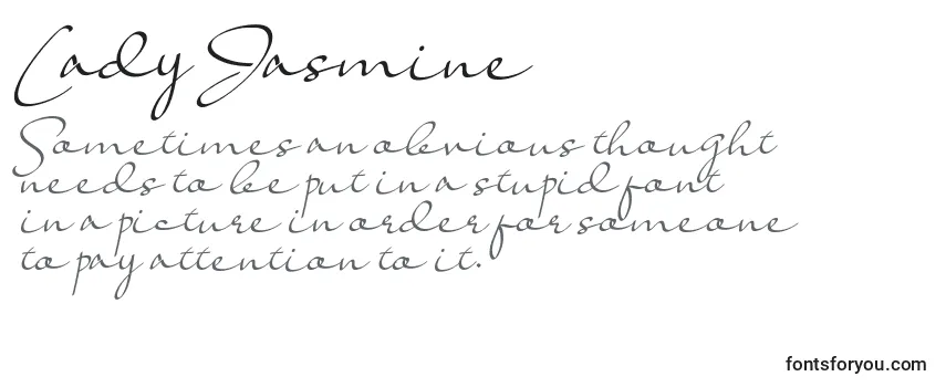 Шрифт Lady Jasmine