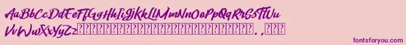 Saiba mais sobre a fonte Lady Writer Free Fonte Lady Writer Free – fontes roxas em um fundo rosa