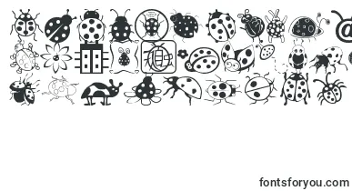 Ladybug Dings font – Fonts Icons
