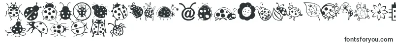 Ladybug Dings-Schriftart – Tier-Schriften