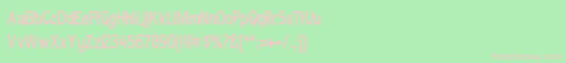 LADYCN   Font – Pink Fonts on Green Background