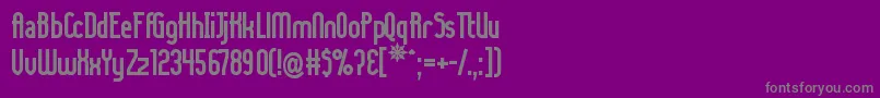 LADYIB   Font – Gray Fonts on Purple Background