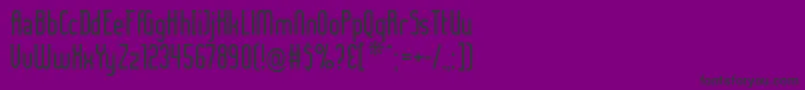 LADYIC   Font – Black Fonts on Purple Background