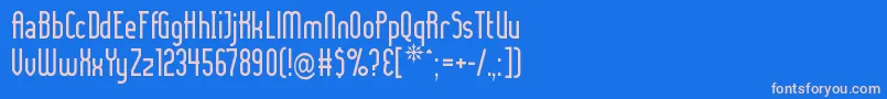 LADYIC   Font – Pink Fonts on Blue Background