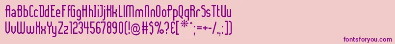 LADYIC   Font – Purple Fonts on Pink Background