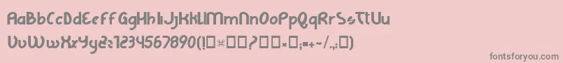 En savoir plus sur la police LAGE GRAFICA Police LAGE GRAFICA – polices grises sur fond rose