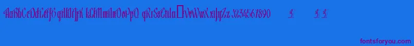 More about LAGENI Font LAGENI Font – Purple Fonts on Blue Background