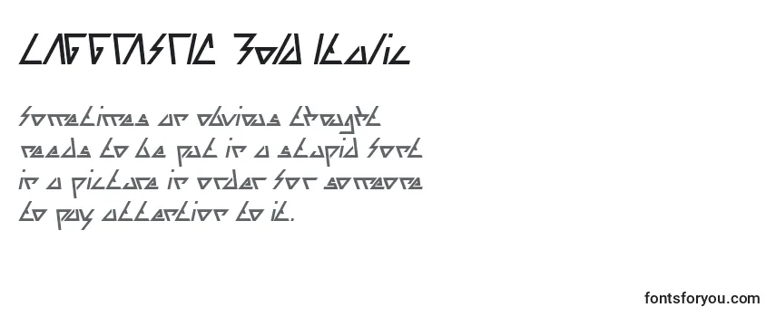 フォントLAGGTASTIC Bold Italic
