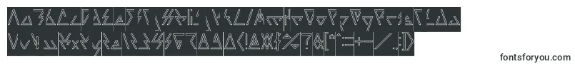 LAGGTASTIC Hollow Inverse-Schriftart – Schriftarten, die mit L beginnen