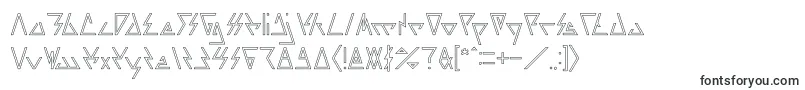 Шрифт LAGGTASTIC Hollow – шрифты для логотипов