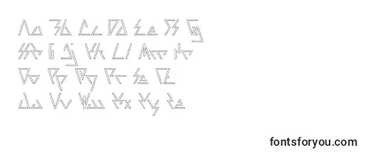 LAGGTASTIC Hollow Font