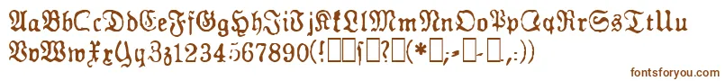 GfGesetz Font – Brown Fonts